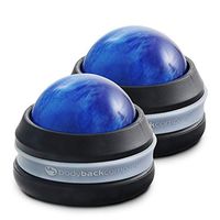 Massage Roller Ball and Muscle Roller Massager, Pain Relief Tool, Cold Therapy Massage Ball (Blue 2-Pack)