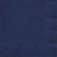 Navy Blue Dinner Napkins, 25 Ct