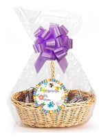 Butterfly Garden 2Pack Designer Cello Bags/Tags/Bows Cellophane Jumbo Gift Basket Packaging Bags Flat 30" x 40"