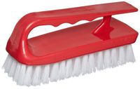 Weiler 44395 6" Block Size, Iron Style Plastic Block, White Polypropylene Fill, Hand Scrub Brush