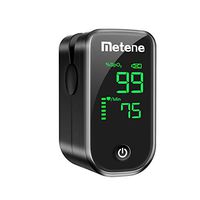 Pulse Oximeter Fingertip, Blood Oxygen Saturation Monitor with Portable Lanyard and Batteries, Heart Rate and Fast Spo2 Reading Oxygen Meter, Package of 10