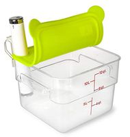 EVERIE Collapsible Silicone Lid Compatible with Cambro Sous Vide Cotainer and Breville Chefsteps Joule Cooker