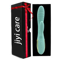 JIYI CARE Original Electric Smart Massager,10 Powerful Speed Modes,USB Rechargeable Waterproof, Whisper Quiet, for Neck Shoulder Back Body Relieves Muscle Tensio (Green)