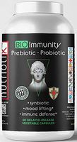 Immunity Probiotic Supplement with Natural Prebiotics for Health and Wellness, Vitamin-C, Zinc, Echinacea, Reishi Mushroom, Astragalus Root, Supports Healthy Digestion, Immune System, and Mood, 60 ct.