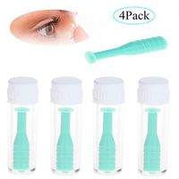 DoubleWood 4 PCS Hard Contact Lens Remover Tool RGP Plunger/Inserter for Soft Hard Lenses