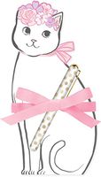 Lady Jayne Fancy Cat Lady Die Cut Note Pad With Pen