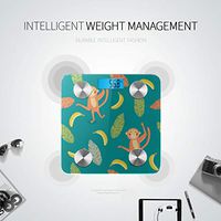 LYAOE Bluetooth Body Fat Scale Monkeys Smart Wireless Scale with LCD Display Measuring Body Weight Bmi and Health Digital Scale