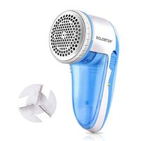 Rechargeable Lint Remover & Fabric Shaver,Removable Bin & Replaceable Stainless Steel Blade,Electric Fabric Defuzzer, Dual Protection