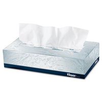 Kleenex 21606BX White Facial Tissue, 2-Ply, White, Pop-Up Box, 125/Box