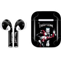 Skinit Decal Audio Skin for Apple AirPods with Lightning Charging Case - Officially Licensed Warner Bros Harley Quinn and The Joker Design