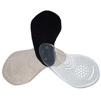 Medical Gel Forefoot Ball of Foot Cushions Shoe Insoles Metatarsal Pads for Women Forefoot, Arch Support Insoles for Flat Feet, Plantar Fasciitis, Relieve Pain for Women and Men (Skin 4 Pack)