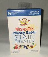 Miss Mouth’s Messy Eater Stain Remover (10 Pack of Individual Wipes) | Super Concentrated Baby Stain Remover Spray | Stain Remover for Clothes | Carpet Spot Cleaner