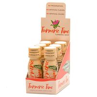 Turmeric Time Turmeric Shots - Turmeric with Ginger, Citrus & Honey | Non-GMO | No Preservatives or Artificial Flavors/Colors/Sweeteners | B Vitamins | Liquid Turmeric (6 Pack)