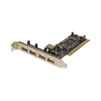 SYBA SD-VIA-5U 5-port (4+1) USB 2.0 PCI Controller Card, VIA Chipset