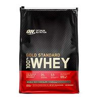 OPTIMUM NUTRITION GOLD STANDARD 100% Whey Protein Powder, Double Rich Chocolate 10 Pound (Packaging May Vary)