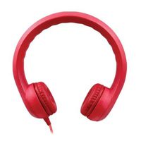 HamiltonBuhl  KIDS-RED Hamilton Buhl Flex-Phones Foam Headphones, Red, kindergarten Grade to 3 Grade