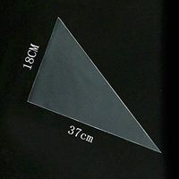 BeesClover 15Pcs Cone Shaped Crystal Clear Candy Birthday Party Gifts Display Cellophane Cello Treat Bags Gift Packing Bag 7Z 15pcs One Size