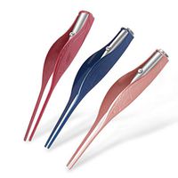 Aoile LED Flashlight Ear Pick Wax Remover Ear Cleaner Tweezer Ears Care Tool Royal Blue