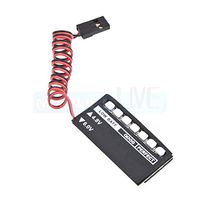 YKS RC Model 7 LED Receiver Battery Voltage Indicator Monitor Car auto 7led 4.8v 6v Low Voltage Monitor Indicator