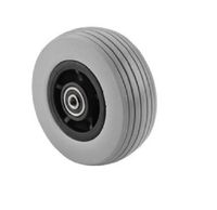 Pair Pride 5 X 1.75 Light Grey Wheelchair Caster Tires