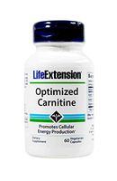 LifeExtension Optimized Carnitine Promotes Cellular Energy Production 60 Caps (Pack of 2)