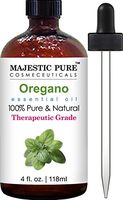 Majestic Pure Oregano Essential Oil, Pure and Natural with Therapeutic Grade, Premium Quality Oregano Oil, 4 fl oz