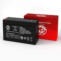 National Power GS036R1 6V 12Ah Emergency Light Battery - This is an AJC Brand Replacement