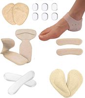 High Heel Inserts-Gel Metatarsal Pads,Heel Grips Liners, Arch Support,Back Heel Shoe Cushion Inserts,Plantar Fasciitis & Heel Spurs Pads,Gel Spots (Multi-Colors packing1)