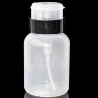 BestOfferBuy 120ml Liquid Pump Dispenser Bottle Nail Polish Remover Toner Container