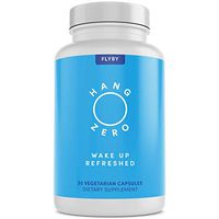 Hang Zero - Hangover Cure & Prevention Pills - Dihydromyricetin (DHM), Milk Thistle, Prickly Pear, NAC, Electrolytes for Morning After Alcohol Recovery - Liver Support & Aid - 30 Capsules