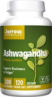 Jarrow Formulas Ashwagandha 300 mg, Supports Resistance to Fatigue, 120 Veggie Caps