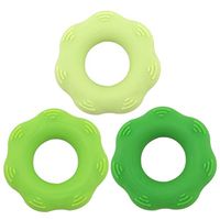 LIOOBO 3PCS Hand Grip Strengthener Massage Rings Silicone Hand Exercise Ring for Stress Relief Recovery 30LB 40LB 50LB