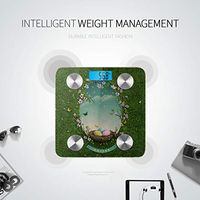Bright-Coloured Eggs Thinner Scale Most Accurate Bathroom Scale Digital Scale Body Weight Tracks 8 Key Compositions Analyzer Sync with Fitness Apps 400 Lbs