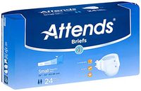 Attends BRBX15 Extra Absorbent Breathable Briefs-Small-96/Case, Multicolor