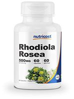Nutricost Rhodiola Rosea 500mg, 60 Vegetable Capsules - Gluten Free and Non-GMO Rhodiola Rosea Supplement