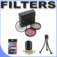 Bower 72mm 3 Piece Filter Kit for Nikon DSLR 18-200mm, 24-120mm, 24-85mm f/2.8 and MORE Lenses BigVALUEInc Accessory Saver Filter Bundle