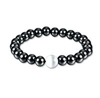 Weight Loss Black Stone Magnetic Therapy Bracelet Health Care Biomagnetism