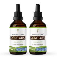 Dong Quai Alcohol Liquid Extract, Organic Dong quai (Angelica sinensis) Dried Root Tincture Supplement (2x4 FL OZ)