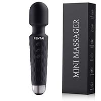 Massager Wand Wireless Handheld Personal Body Massage with 8 Powerful Speeds and 20 Modes Cordless Electric Waterproof Portable Rechargeable for Neck Shoulder Back Legs