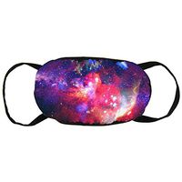 Soft Earloop Mouth Covers, Anti-Dust Smog Mouth-Muffle with Adjustable Elastic Band - Windproof Space Galaxy Half Face Mouth Cover