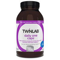 Twinlab Daily One Caps Multi-Vitamin and Mineral Supplement with Iron, 180 Capsules