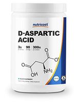 Nutricost D-Aspartic Acid (DAA) Powder 300G (Blue Raspberry) - High Quality D-Aspartic Acid