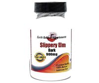 Slippery Elm Bark 900mg * 200 Capsules 100% Natural - by EarhNaturalSupplements