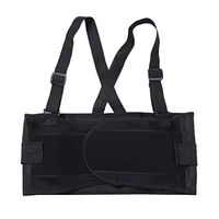 SUPVOX Lumbar Lower Back Brace Support Belt with Adjustable Straps for Back Pain Relief Injury Recovery Fitness Lightweighting Mountaineering