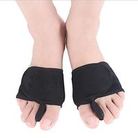 HAIHF Bunion Corrector Bunion Splints and Big Toe Straighteners Separators Night Bunion Splint Support Protectors Sleeve for Hallux Valgus Bunion Relief (Black)
