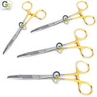 G.S Set of 4 T/C Olsen HEGAR Needle Holder 7.5" + 5.5" + 6.5" + 4.5" with Tungsten Carbide Inserts O.R Premium Grade