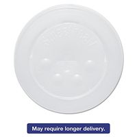 SOLO Cup Company Polystyrene Plastic Flat Straw-Slot Cold Cup Lids SCC L16BL