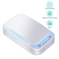 UV Cell Phone Sanitizer, Portable UV Lights Cell Phone Sanitizer Sterilizer Cleaner Aromatherapy Function Disinfector for All 7" Phone Watch Headphones Jewelry Toothbrush Glasses