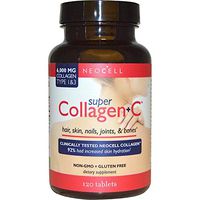 Neocell Super Collagen Type 1 and 3 plus Vitamin C Tablets, 120 Count