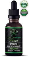 Doctor Hemp | Hemp Oil 1000mg | for Pain, Anxiety, Stress Relief and Better Sleep | 100% Natural, Vegan, Non-GMO, Organic, Colorado Grown | 30 Serv, 33mg/Serv | Peppermint